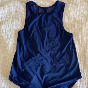 High neck racerback athletic top